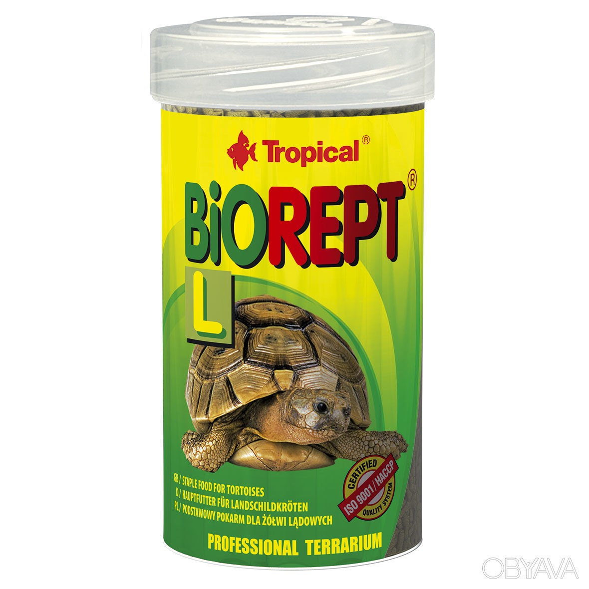 ᐈ Сухой корм для сухопутных черепах Tropical в палочках «Biorept L» 100 ...