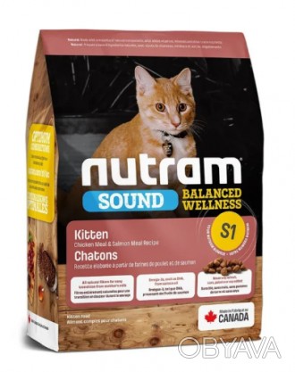 Корм Nutram (Нутрам) Sound Balanced Wellness Kitten относится к кормам категории. . фото 1
