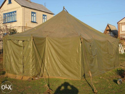 палатки лагерные солдатские рр.3х3м, высота 2.85м,- 3000 гривен, 3.50х3.50м-2000. . фото 9