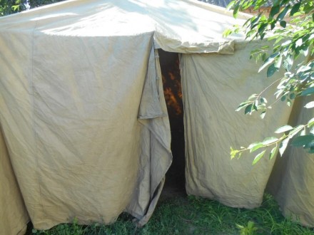 палатки лагерные солдатские рр.3х3м, высота 2.85м,- 3000 гривен, 3.50х3.50м-2000. . фото 11
