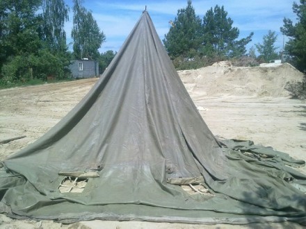 палатки лагерные солдатские рр.3х3м, высота 2.85м,- 3000 гривен, 3.50х3.50м-2000. . фото 5