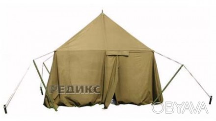 палатки лагерные солдатские рр.3х3м, высота 2.85м,- 3000 гривен, 3.50х3.50м-2000. . фото 1