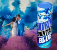 Синий цветной дым для фотосессии. Київ. фото 1