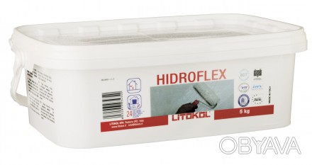Litokol Hidroflex 10 кг art. HFL0010 - эластичная гидроизоляционная мембрана Лит. . фото 1