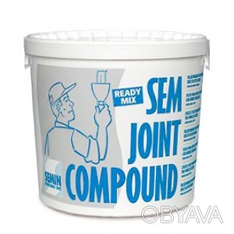 Шпаклёвка акриловая готовая Semin Sem Joint Compound (Семин Сем Джоинт) 25 кг. 
. . фото 1