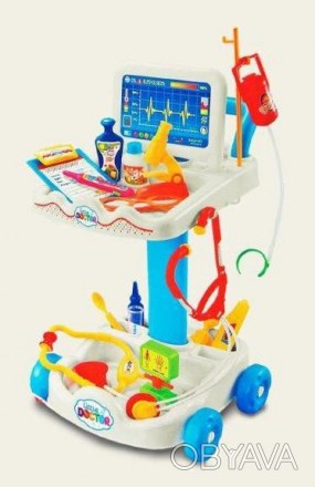 Детский игровой набор из пластика Доктор Limo Toy, голубой
Набор доктора включае. . фото 1