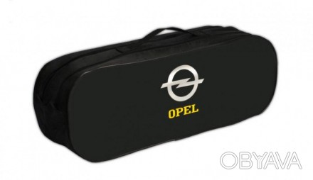 Сумка-органайзер для автомобилиста в багажник с двумя отделениями Poputchik Opel. . фото 1