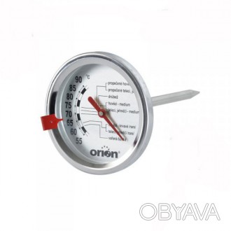 Термометр кухонный для мяса Orion 50...90°C
Особенности:
	Термометр для измерени. . фото 1