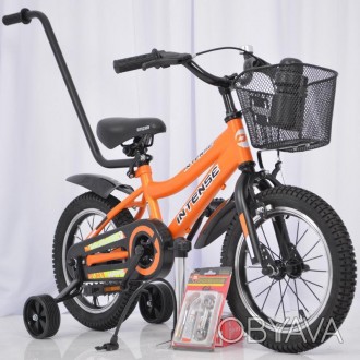 Детский двухколесный велосипед с ручкой INTENSE N-200.
Характеристики:
	родитель. . фото 1
