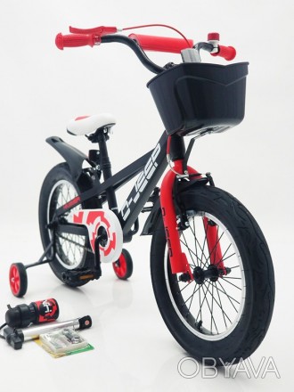 ↵
 
 
Детский двухколесный велосипед D-JEEP
 
Характеристики велосипеда:
	вспомо. . фото 1