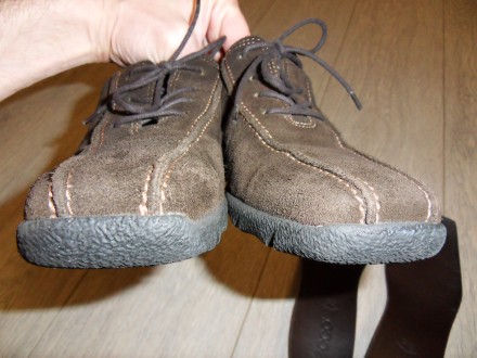 Туфли кроссовки ECCO оригинальные привезённые с Канады.
Верх кожа замш 100%. Ст. . фото 5