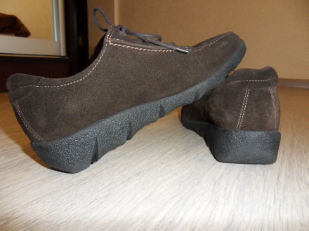 Туфли кроссовки ECCO оригинальные привезённые с Канады.
Верх кожа замш 100%. Ст. . фото 11