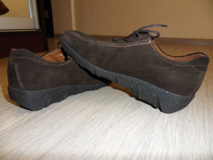 Туфли кроссовки ECCO оригинальные привезённые с Канады.
Верх кожа замш 100%. Ст. . фото 12