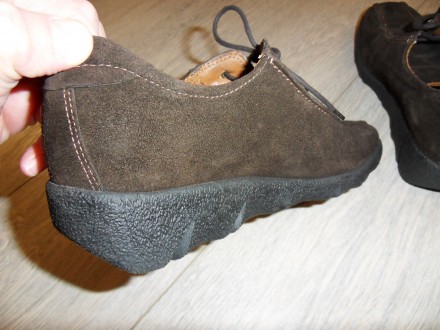Туфли кроссовки ECCO оригинальные привезённые с Канады.
Верх кожа замш 100%. Ст. . фото 10
