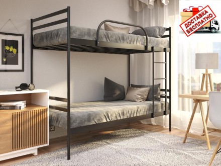 ОПИСАНИЕ:
Двухъярусная кровать "Comfort Duo" поможет сэкономить пространство и п. . фото 6