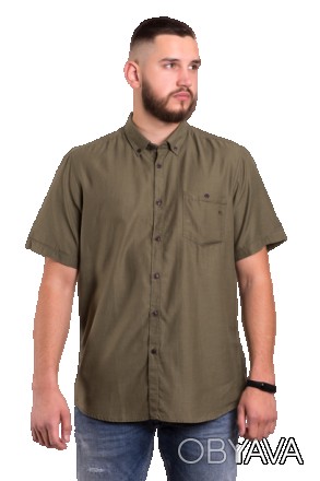 
Мужская рубашка Lerros 205 с коротким рукавом цвета хаки
 
Стильная мужская руб. . фото 1