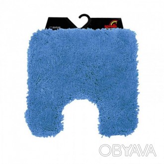 Коврик д/ванної polyester HIGHLAND 55х55 блакитний_10.13079
	
	Материал: 100% по. . фото 1