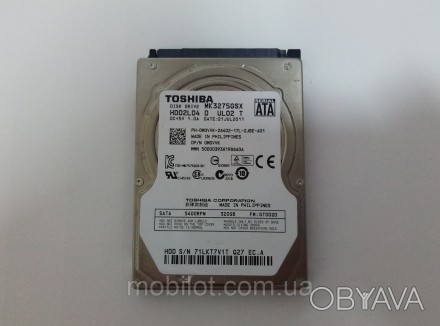 Жесткий диск 2.5" 320Gb Toshiba (NZ-11689) 
Жесткий диск Toshiba 320 GB 5400rpm . . фото 1