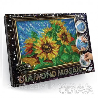 Набор для творчества "Diamond Mosaic" Подсолнухи А4 формат
«DIAMOND MOSAIC» – се. . фото 1