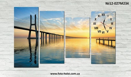Каталог модульных картин с часами, размеры, цены на сайте http://www.foto-holst.. . фото 8