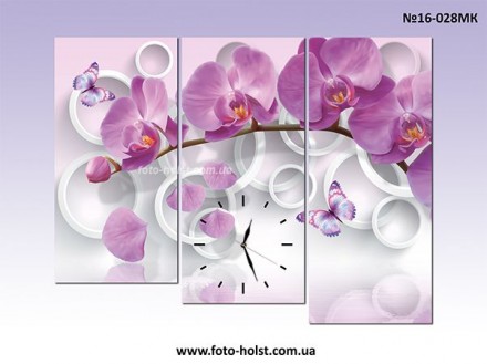 Каталог модульных картин с часами, размеры, цены на сайте http://www.foto-holst.. . фото 4