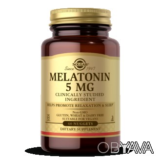 
 
 Solgar Melatonin 5 mg – это отличный выбор для людей, страдающих эпизодическ. . фото 1