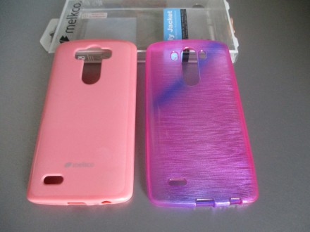 Новые чехлы для LG G3. Силикон. Цвет - красный, розовый, малиновый. 

- дополн. . фото 2
