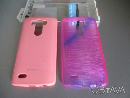 Новые чехлы для LG G3. Силикон. Цвет - красный, розовый, малиновый. 

- дополн. . фото 1