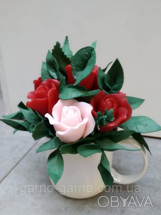 Оригинальный подарок - букет из мыла ручной работы . Цветы Розы красивое и арома. . фото 1