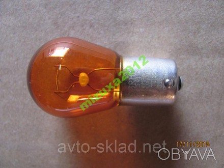  Лампа автомобильная поворотов 12V 21W (оранжевая) OSRAM Заводской номер 7507 Пр. . фото 1
