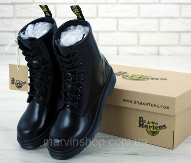 Ботинки женские черные демисезонные Dr.Martens 1460 (02900). Киев. фото 1 Ботинки женские черные демисезонные Dr.Martens 1460 (02900). Киев. фото 1