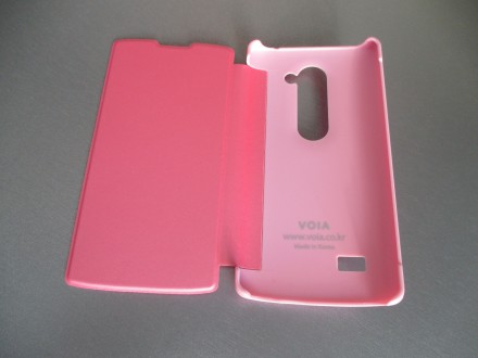 Чехол книжка voia для LG Leon H324. Цвет - розовый и белый.

 - дополнительно . . фото 8