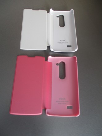 Чехол книжка voia для LG Leon H324. Цвет - розовый и белый.

 - дополнительно . . фото 6