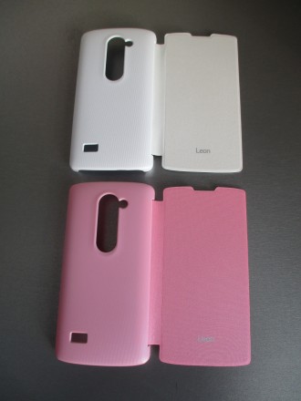 Чехол книжка voia для LG Leon H324. Цвет - розовый и белый.

 - дополнительно . . фото 5