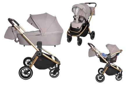 Коляска универсальная 3 в 1 CARRELLO EPICA CRL-8511 Almond Beige, карело епика б. Ивано-Франковск. фото 1 Коляска универсальная 3 в 1 CARRELLO EPICA CRL-8511 Almond Beige, карело епика б. Ивано-Франковск. фото 1