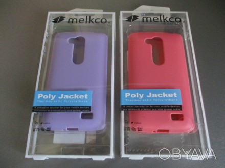 Чехол оригинальный Melkco для LG L Fino D295. Цвет - розовый и фиолетовый.

- . . фото 1