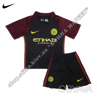 Детская футбольная форма Манчестер Сити Nike выездная 2017. Купить футбольную фо. . фото 1