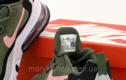 Мужские кроссовки хаки Nike React 270
Потрясающие беговые кроссовки Найк Реакт 2. . фото 7