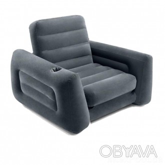 Надувное кресло Intex 66551, 117 х 224 х 66 см, черное
Раскладное надувное кресл. . фото 1