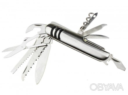 
Швейцарський ніж, мультитул, 11 в 1
Універсальний складаний мультіінструмент &l. . фото 1