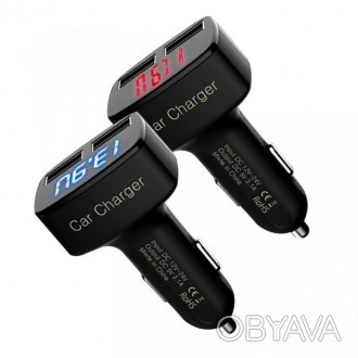 
Автомобільний зарядний USB пристрій
Новий дизайн з подвійним виходом USB 3.1A, . . фото 1