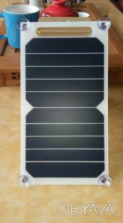 
Портативна сонячна батарея 5В 10Вт
Універсальна сонячна панель виконана з висок. . фото 1