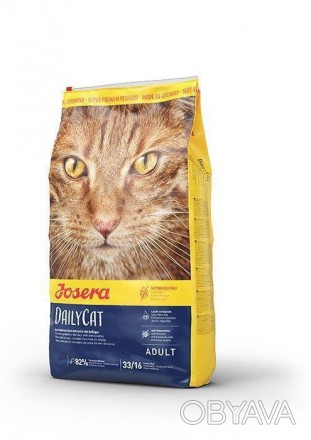 Josera DailyCat подходит для ежедневного питания домашних и активных кошек, кото. . фото 1