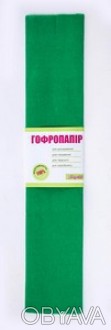 Папір ГОФРО 1 Вересня 110% зелений (50см*200см) 701543
 
Гофрований папір - це в. . фото 1