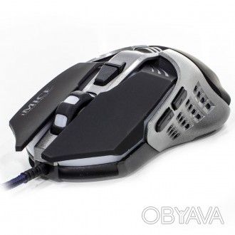 
 
Проводная игровая компьютерная мышь с разрешением с семью кнопками, светодиод. . фото 1