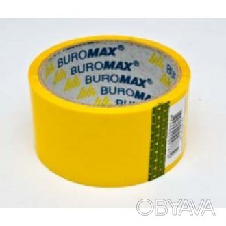 Желтый упаковочный скотч 48 мм х 35 м Buromax
 
Скотч упаковочный от производите. . фото 1