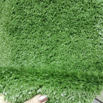 Искусственная трава с высотой ворса 15 мм используется для декоративного и ландш. . фото 1