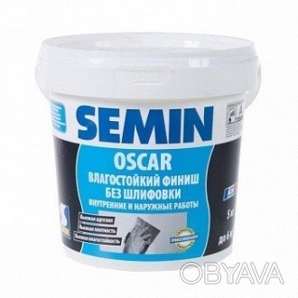 
Шпаклевка влагостойкая супермелкая OSCAR от торговой марки SEMIN полностью гото. . фото 1