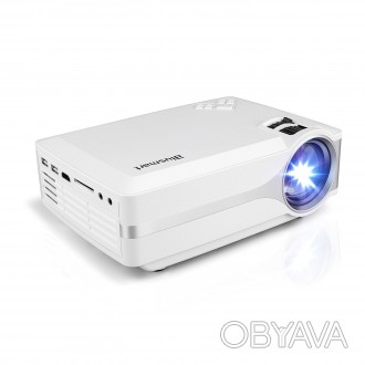  
	Миниатюрный портативный проектор Blusmart LED-9400 с компактным дизайном, рас. . фото 1