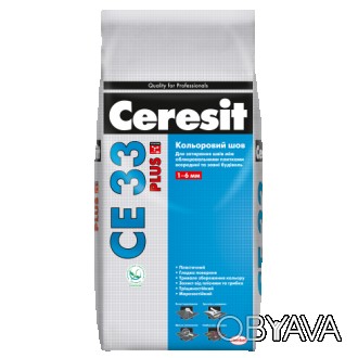 
Профессиональная смесь CERESIT CE 33 Plus предназначена для затирки швов до 6 м. . фото 1